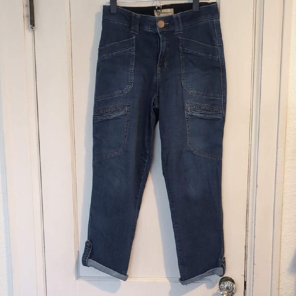 Democracy Dark Blue Ankle Jeans